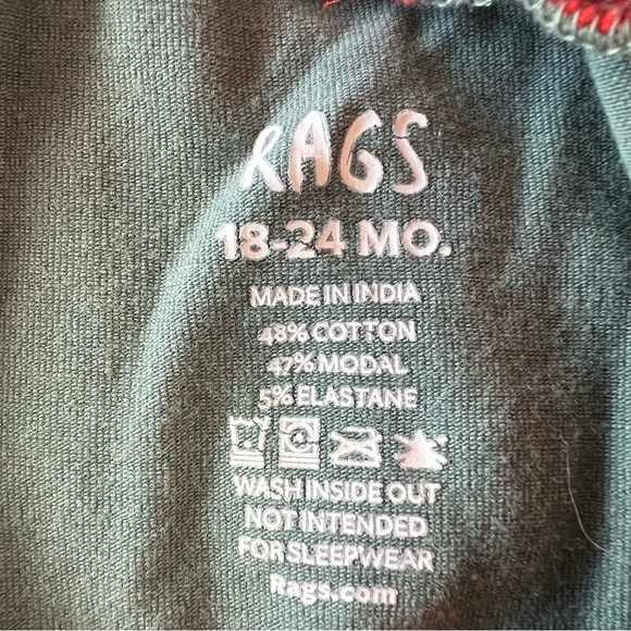 Rags to Raches Trinny Monster Holiday Lights Short Sleeve Hooded Romper 18-24 Mo - Picture 5 of 5